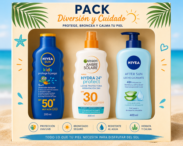 Pack Familia Verano, protección solar para toda la familia