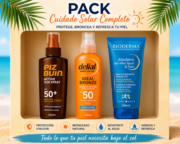 Pack Deporte y Playa, protección solar para deportistas
