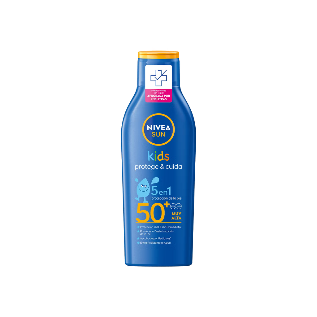 Bote de protector solar infantil NIVEA Sun Kids SPF50+ 200ml
