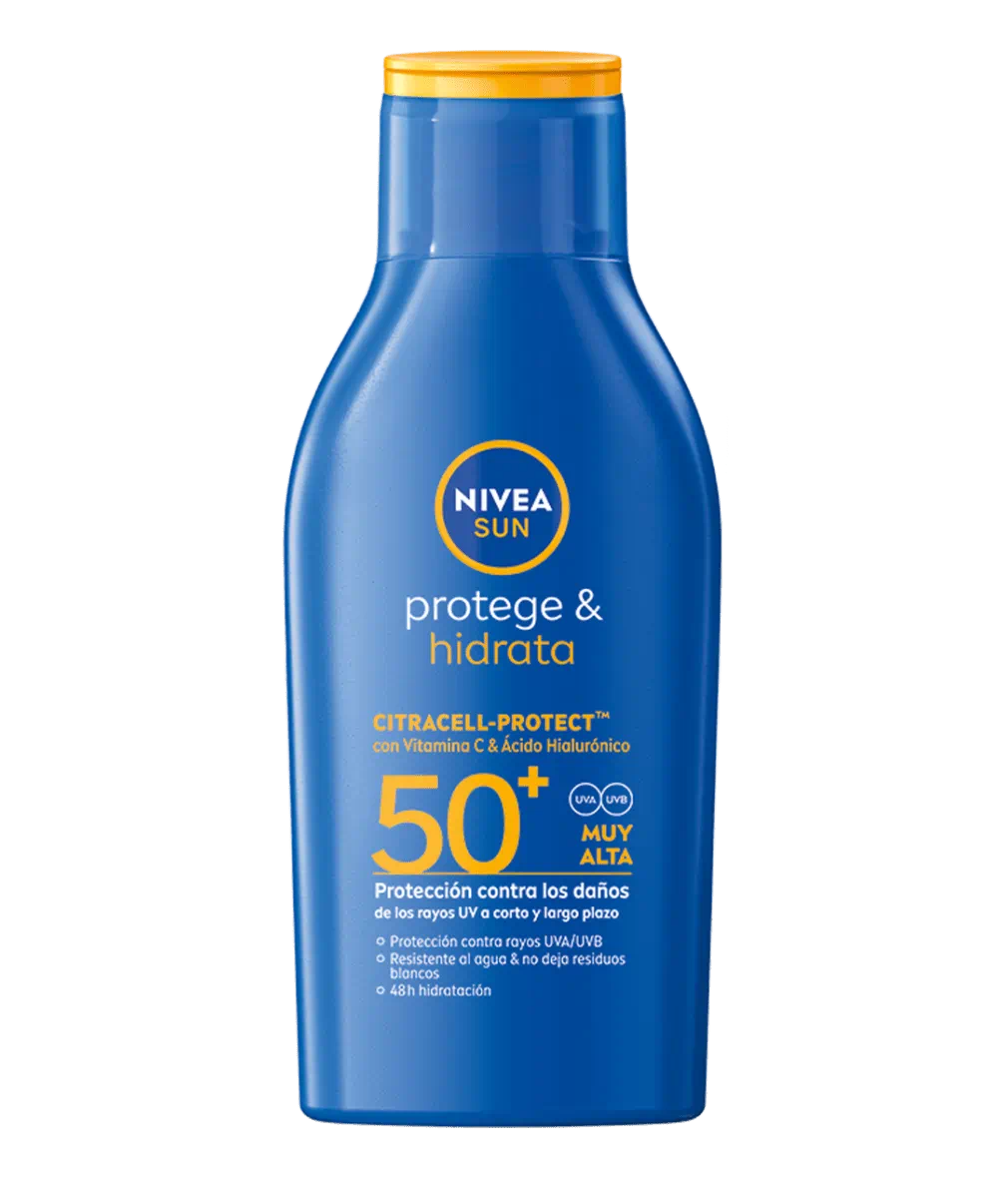 Bote de protector solar corporal NIVEA Sun SPF50+ 200ml